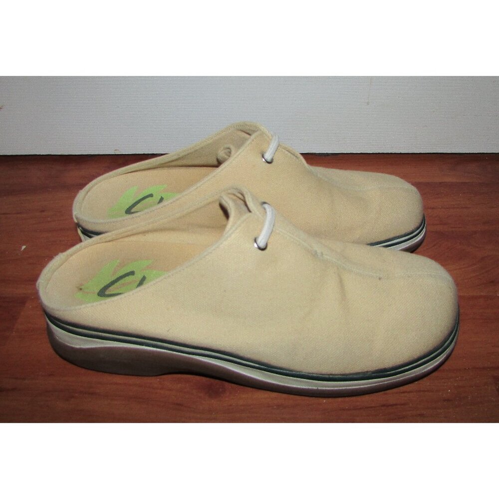 Clarks Canvas Mule Clogs - Sz 7.5